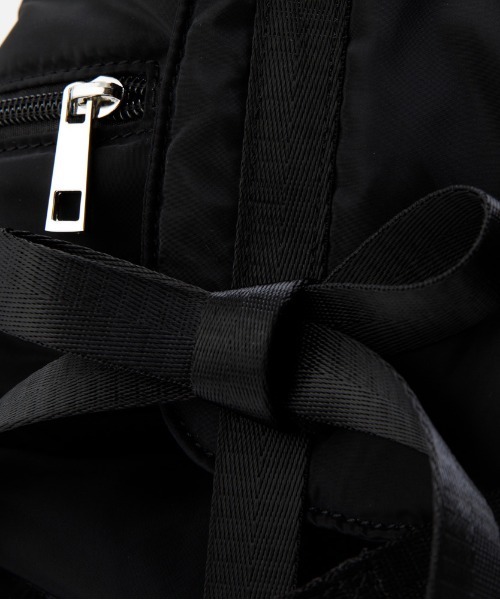 Casselini(キャセリーニ)の「CASSELINI/キャセリーニ リボンバックパック(バックパック/リュック・レディース・ブラック/ベージュ・ONE SIZE)」の11枚目の写真