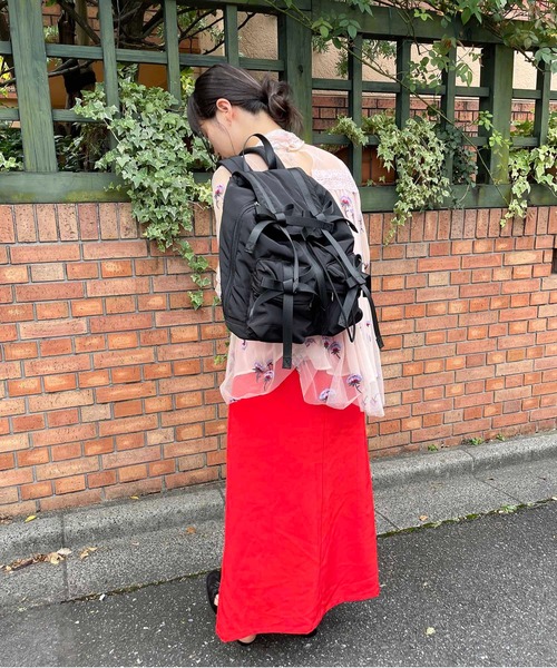 Casselini(キャセリーニ)の「CASSELINI/キャセリーニ リボンバックパック(バックパック/リュック・レディース・ブラック/ベージュ・ONE SIZE)」の17枚目の写真