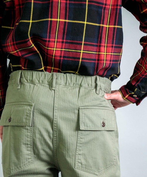 OMNIGOD mens / オムニゴッド ] ヘリンボーン イージーベイカーパンツ