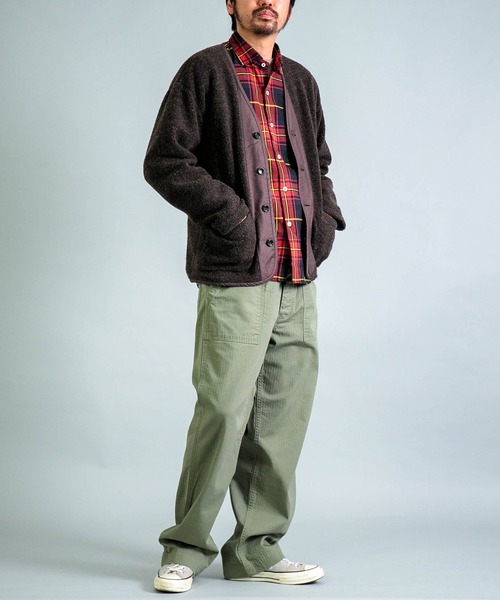 OMNIGOD mens / オムニゴッド ] ヘリンボーン イージーベイカーパンツ