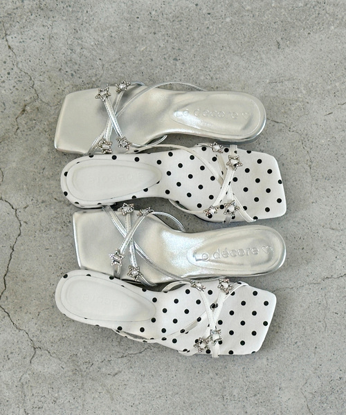 LE TALON（ルタロン）の「《WEB限定》Le decore/ ル デコレ star bijou サンダル（サンダル・レディース・アイボリー/サックスブルー/シルバー・SMALL/MEDIUM/LARGE/X-LARGE）」の19枚目の写真