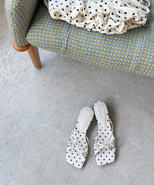 LE TALON（ルタロン）の「《WEB限定》Le decore/ ル デコレ star bijou サンダル（サンダル・レディース・アイボリー/サックスブルー/シルバー・SMALL/MEDIUM/LARGE/X-LARGE）」の20枚目の写真