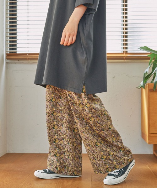 MONO-MART LADY'S（モノマートレディース）の「ペイズリーイージーパンツ（その他パンツ・レディース・ブラック/グリーン/ベージュ・M/S）」の20枚目の写真
