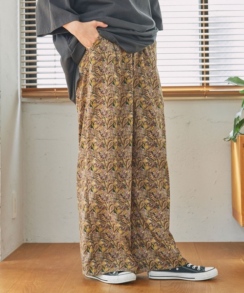 MONO-MART LADY'S（モノマートレディース）の「ペイズリーイージーパンツ（その他パンツ・レディース・ブラック/グリーン/ベージュ・M/S）」の21枚目の写真