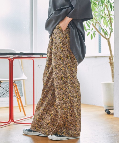 MONO-MART LADY'S（モノマートレディース）の「ペイズリーイージーパンツ（その他パンツ・レディース・ブラック/グリーン/ベージュ・M/S）」の22枚目の写真