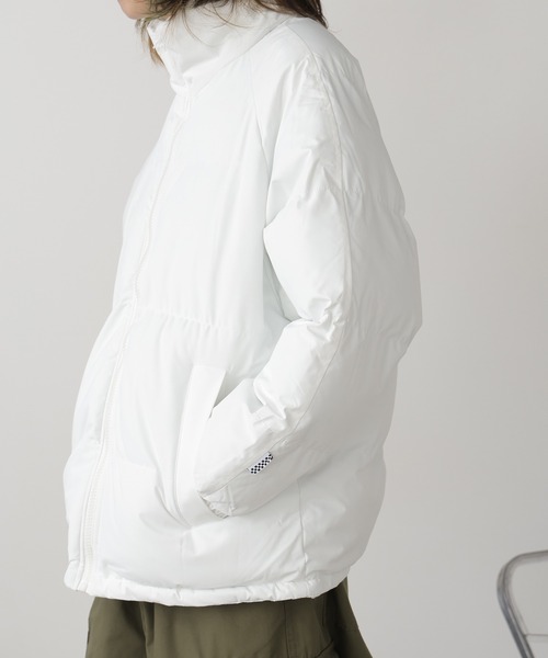ROOPTOKYO（ループトウキョウ）の「中綿スタンドネック ジップアップボアジャケット（ダウンジャケット/コート・メンズ・ホワイト/ブラック・L/M）」の10枚目の写真