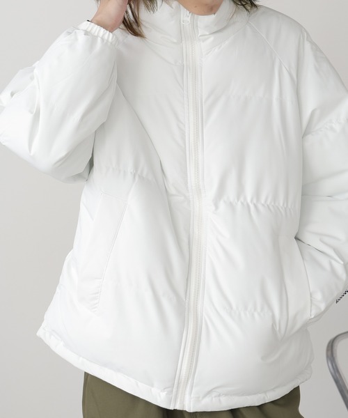 ROOPTOKYO（ループトウキョウ）の「中綿スタンドネック ジップアップボアジャケット（ダウンジャケット/コート・メンズ・ホワイト/ブラック・L/M）」の11枚目の写真