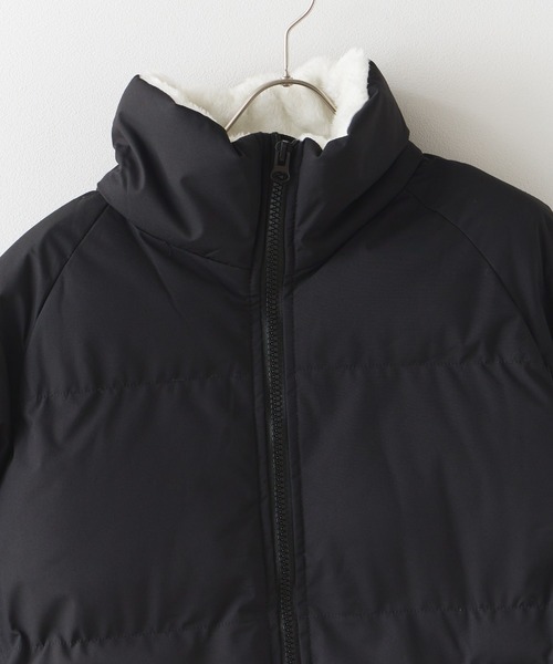 ROOPTOKYO（ループトウキョウ）の「中綿スタンドネック ジップアップボアジャケット（ダウンジャケット/コート・メンズ・ホワイト/ブラック・L/M）」の14枚目の写真