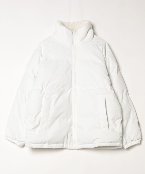 ROOPTOKYO（ループトウキョウ）の「中綿スタンドネック ジップアップボアジャケット（ダウンジャケット/コート・メンズ・ホワイト/ブラック・L/M）」の7枚目の写真