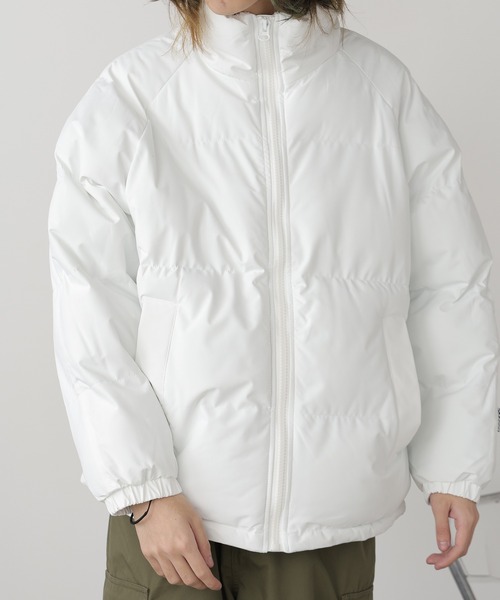 ROOPTOKYO（ループトウキョウ）の「中綿スタンドネック ジップアップボアジャケット（ダウンジャケット/コート・メンズ・ホワイト/ブラック・L/M）」の17枚目の写真