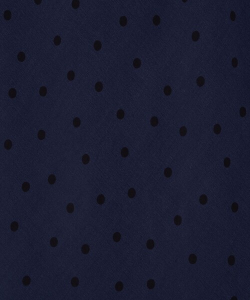 NOLLEY’S（ノーリーズ）の「ウォッシャブルドットプリントナロースカート（スカート・レディース・ブルー系その他7/ブラウン系その他・38/36）」の6枚目の写真