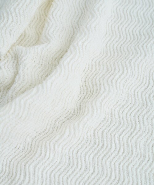 CODE A（コードエー）の「gather puff jersey tops（Tシャツ/カットソー・レディース・ホワイト/ライトイエロー系/ネイビー/ライトブルー・00）」の22枚目の写真