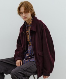 AFF AIVER（エイエフエフアイバー）の「AFF AIVER　ウールメルトンフライトジャケット（ブルゾン）」