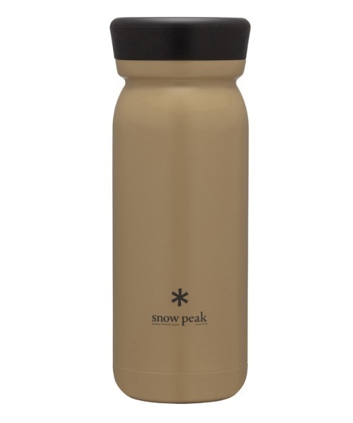 Snow Peak（スノーピーク）の「Snow Peak / ステンレス真空ボトルタイプＭ500　水筒 サンド（グラス/マグカップ/タンブラー・メンズ・サンドベージュ・ONE SIZE）」の2枚目の写真