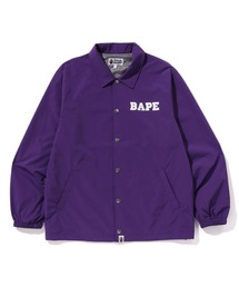 A BATHING APE(AxCVOGCv)COLLEGE COACH JACKET(~^[WPbg)