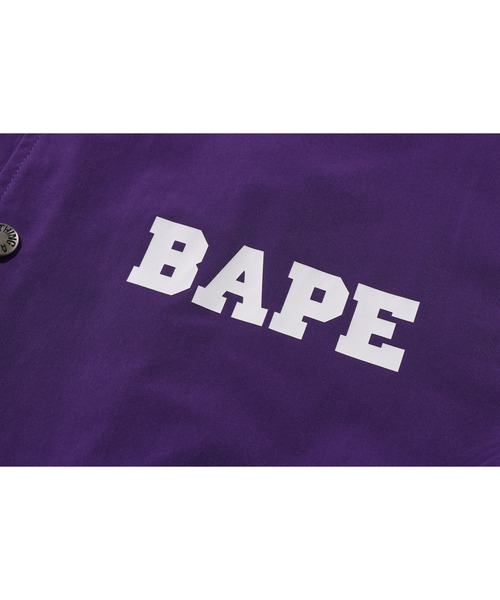 COLLEGE COACH JACKET（ミリタリージャケット）｜A BATHING APE