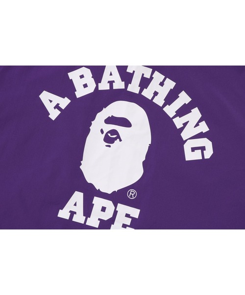 A BATHING APE（アベイシングエイプ）の「COLLEGE COACH JACKET（ミリタリージャケット・メンズ・ブラック/バーガンディー/パープル・X-LARGE/XX-LARGE/SMALL/MEDIUM/LARGE）」の11枚目の写真
