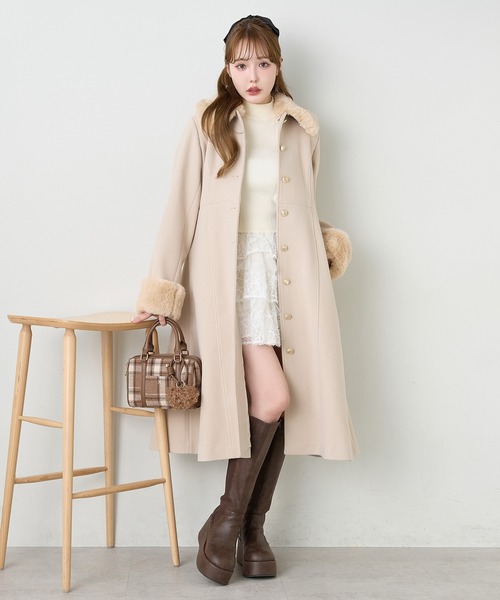 マイナス3キロ見え】サイドゴアボリュームソールロングブーツ（ブーツ