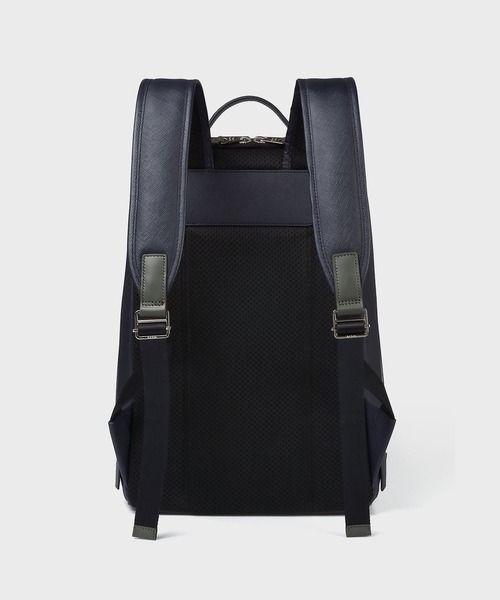 ✨美品✨ Paul Smith リュック マルチストライプ A4可 ロゴ金具 美品 ポールスミス リュック マルチストライプ ナイロン レザー