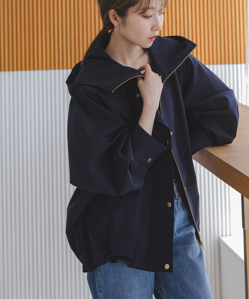 追加》ハイツイストダブルクロスフーディブルゾン（その他アウター