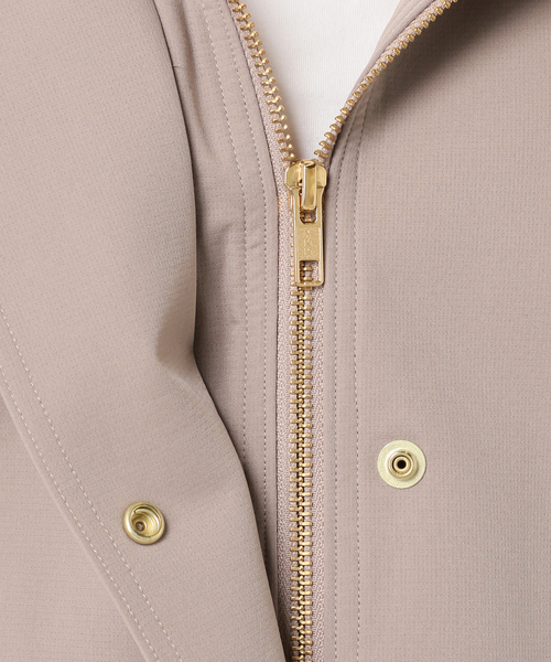 新品タグ付き　ノーブル　ハイツイストダブルクロスフーディブルゾン　ブラウン38 追加》ハイツイストダブルクロスフーディブルゾン（フードコート