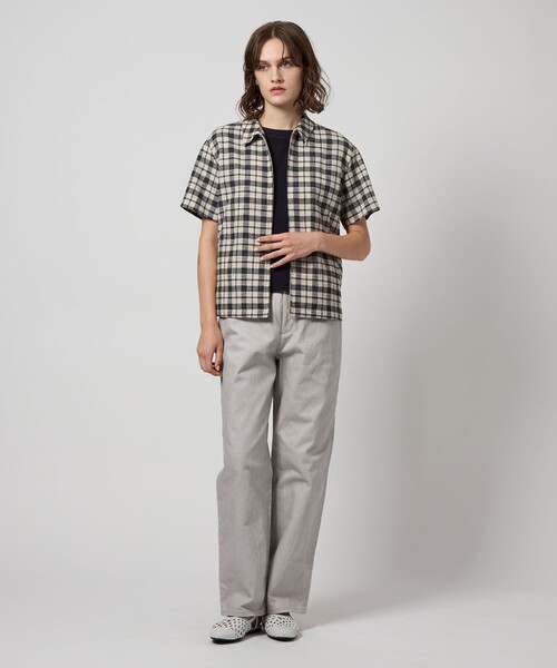 Steven Alan（スティーブンアラン）の「＜Steven Alan＞TR ブッチャー ブラウス（シャツ/ブラウス・レディース・ベージュ/ブラック・M/S）」の10枚目の写真