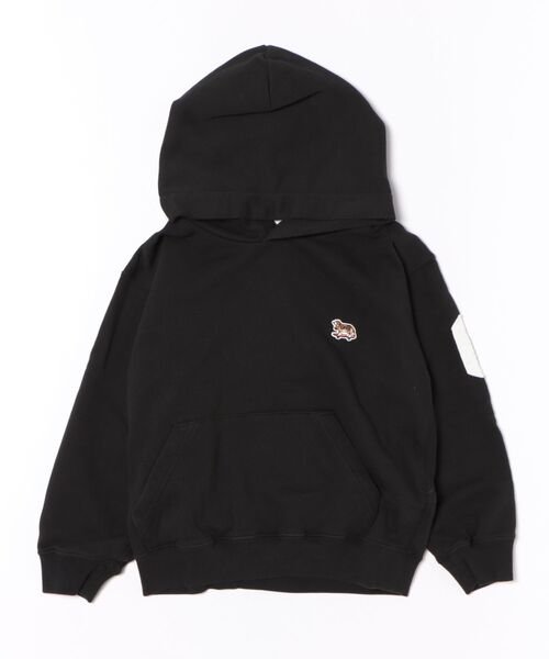 GROOVY COLORS(グルービーカラーズ)の「GRS SKATE DOG Sweat Hoodie(パーカー・キッズ・ブラック・115/125)」の2枚目の写真