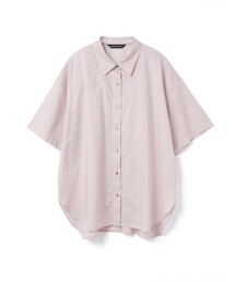 mizuiro ind ハーフスリーブワイドシャツ