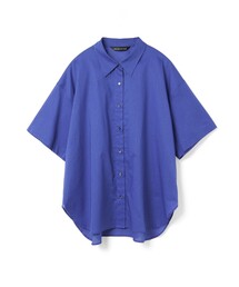 mizuiro ind ハーフスリーブワイドシャツ