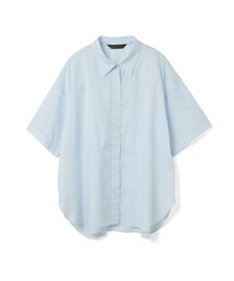 mizuiro ind ハーフスリーブワイドシャツ