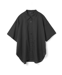 mizuiro ind ハーフスリーブワイドシャツ