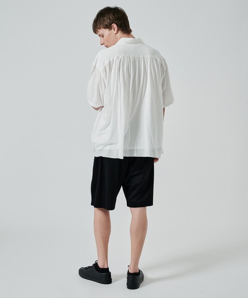 KANEMASA PHIL.(カネマサフィル)の「【KANEMASA PHIL.】46G Artisan S/S Shirt(シャツ/ブラウス・メンズ・ホワイト/ブラック・M/L)」の4枚目の写真