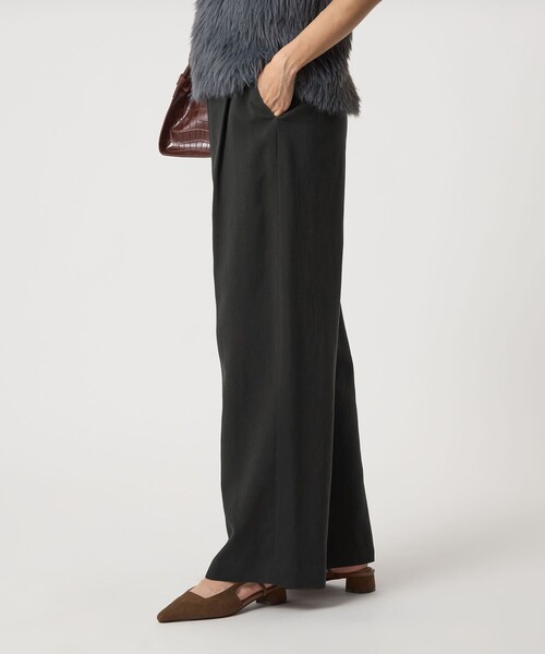 green label relaxing（グリーンレーベルリラクシング）の「［size SHORT/TALLあり］パウダリー ワイド パンツ（その他パンツ・レディース・ライトグレー/ブラック/モカ・40/38/36/34/SHORT/TALL）」の20枚目の写真