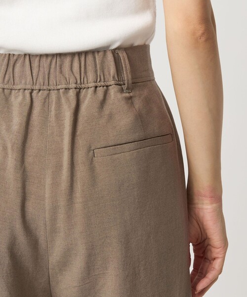 green label relaxing（グリーンレーベルリラクシング）の「［size SHORT/TALLあり］パウダリー ワイド パンツ（その他パンツ・レディース・ライトグレー/ブラック/モカ・40/38/36/34/SHORT/TALL）」の10枚目の写真
