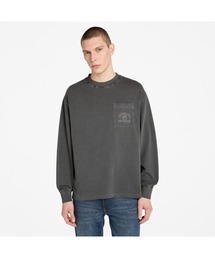 Timberland | 長袖 ガーメントダイ Tシャツ メンズ(Tシャツ/カットソー)