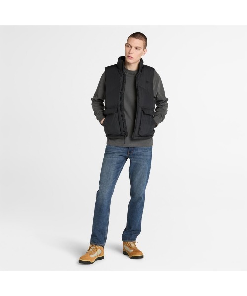 Timberland（ティンバーランド）の「長袖 ガーメントダイ Tシャツ メンズ（Tシャツ/カットソー・メンズ・ブラック・LARGE/MEDIUM/SMALL/X-LARGE/XX-LARGE）」の2枚目の写真