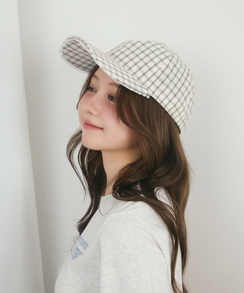 beautiful people チェック柄キャップ チェック柄キャップ（キャップ）｜TITTY&CO.（ティティーアンド