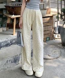 ESTIVO イエロー ジャケット フラワー柄パンツ ESTIVO イエロー ジャケット フラワー柄パンツ 通販スポーツ