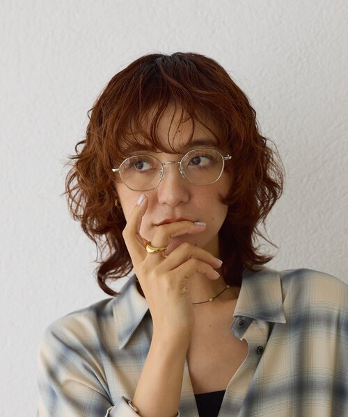 RIVE DROITE（リヴドロワ）の「【こなれ感◎】メタルクリアサングラス（サングラス・レディース・シルバー・FREE）」の2枚目の写真