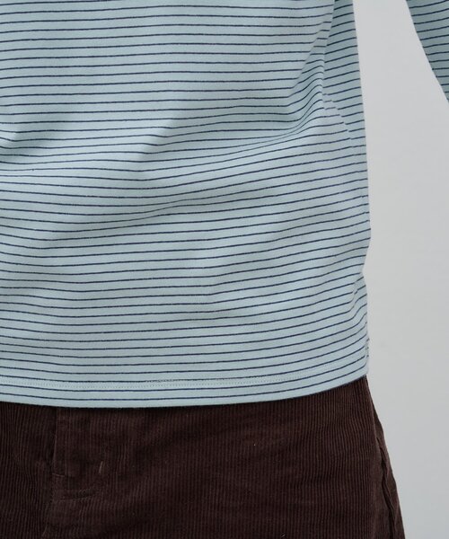 DISCOAT(ディスコート)の「【umm.】バックオープンボーダープルオーバー(Tシャツ/カットソー・レディース・グレー/ピンク/サックスブルー・FREE)」の16枚目の写真