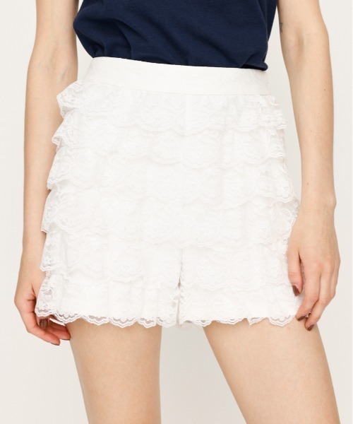 ショートパンツ [moresaucy] 05 frill shorts メゾンクラブ MAISON CLUB 【MAISON CLUB】British 80's Gurkha