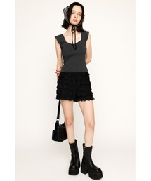 SLY | FRILL LACE S/PT フリル レース ショートパンツ 秋服 夏服(スラックス)