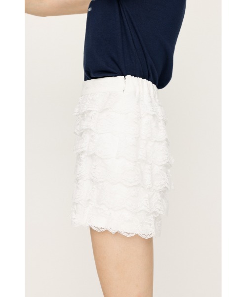 FRILL LACE S/PT フリル レース ショートパンツ 秋服 夏服