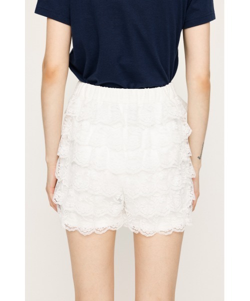 FRILL LACE S/PT フリル レース ショートパンツ 秋服 夏服