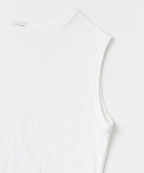 URBAN RESEARCH DOORS（アーバンリサーチドアーズ）の「インナーノースリーブプルオーバー（Tシャツ/カットソー・レディース・ブラック/オフホワイト・MEDIUM）」の6枚目の写真