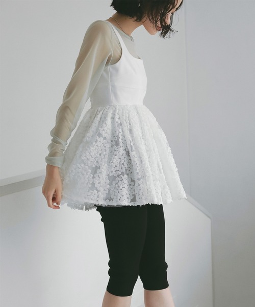 EIMY ISTOIRE(エイミーイストワール)の「ニットハーフパンツ 夏 黒 レディース タイト(その他パンツ・レディース・ブラック・F)」の4枚目の写真