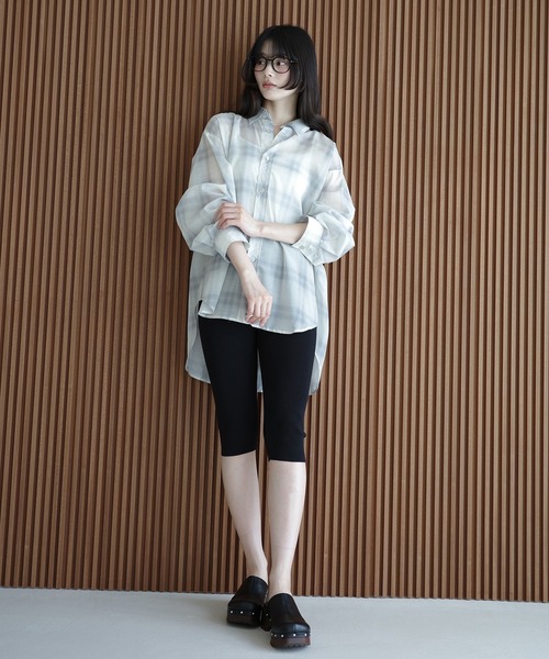 EIMY ISTOIRE(エイミーイストワール)の「ニットハーフパンツ 夏 黒 レディース タイト(その他パンツ・レディース・ブラック・F)」の6枚目の写真