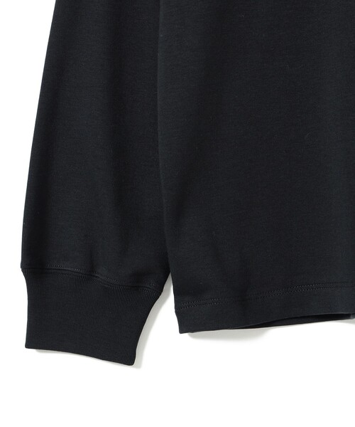 B:MING by BEAMS（ビーミングバイビームス）の「ワンポイント スムース ロングスリーブ Tシャツ（Tシャツ/カットソー・メンズ・ブラック/オフホワイト・X-LARGE/LARGE/MEDIUM/SMALL）」の10枚目の写真