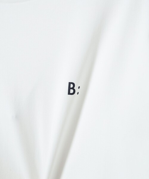 B:MING by BEAMS（ビーミングバイビームス）の「ワンポイント スムース ロングスリーブ Tシャツ（Tシャツ/カットソー・メンズ・ブラック/オフホワイト・X-LARGE/LARGE/MEDIUM/SMALL）」の13枚目の写真