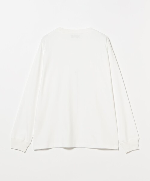 B:MING by BEAMS（ビーミングバイビームス）の「ワンポイント スムース ロングスリーブ Tシャツ（Tシャツ/カットソー・メンズ・ブラック/オフホワイト・X-LARGE/LARGE/MEDIUM/SMALL）」の20枚目の写真